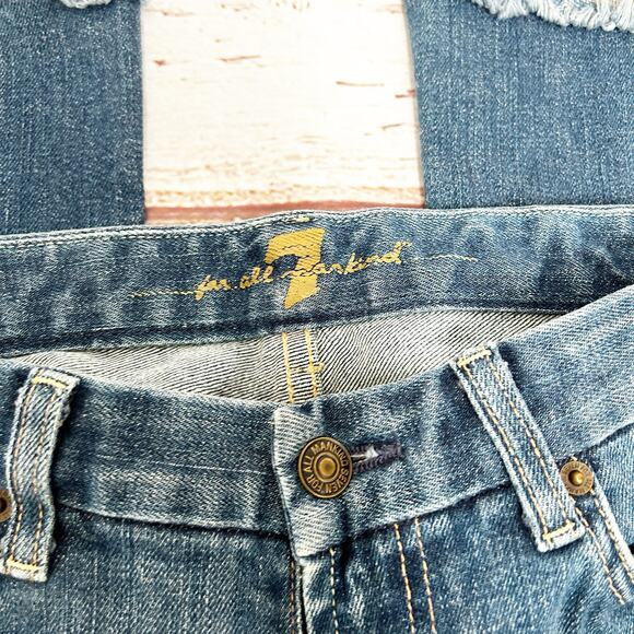 7 FOR ALL MANKIND Jeans A Pocket Sz 28 - Picture 2 of 6